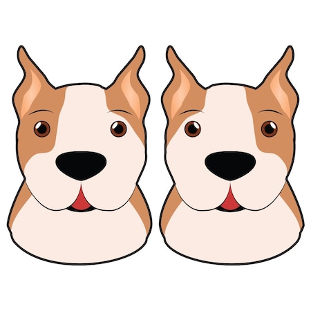 Signmission American Staffordshire Terrier Dog Decal, Dog Lover Decor Vinyl Sticker D-24-American Staffordshire Terrier